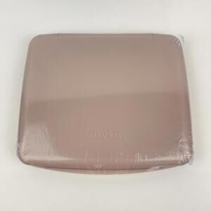 Vintage Mary Kay Stand Up Travel Make-up Mirror in Pink Hard Plastic Case Sealed